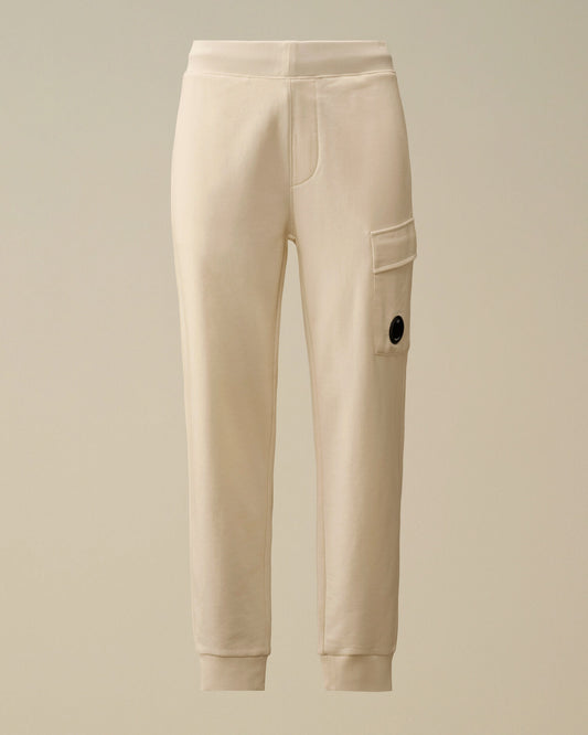 Diagonal Raised Fleece Cargo Lens Sweatpants, GAUZE WHITE