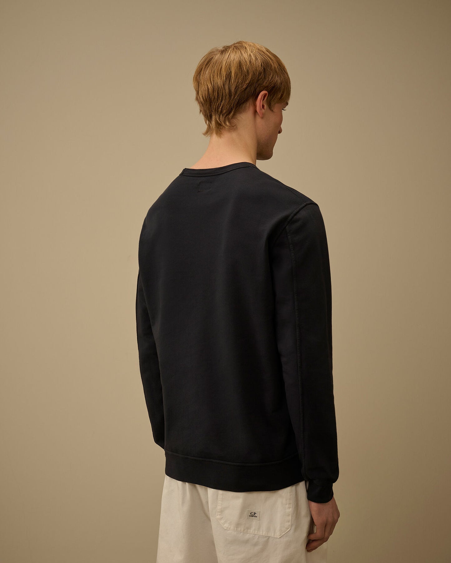 Light Fleece Crewneck Sweatshirt, TOTAL ECLIPSE - BLUE