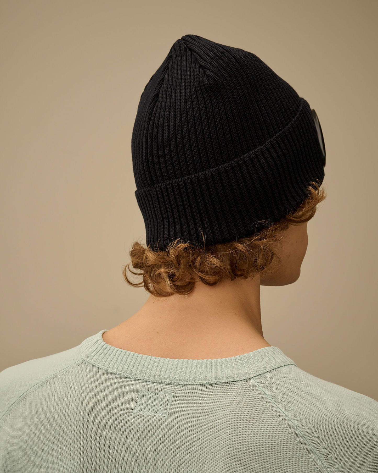Cotton Goggle Beanie, TOTAL ECLIPSE - BLUE